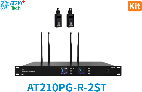 [3.5 G] Digital UHF Wireless System - 2CH Kit [Stage]