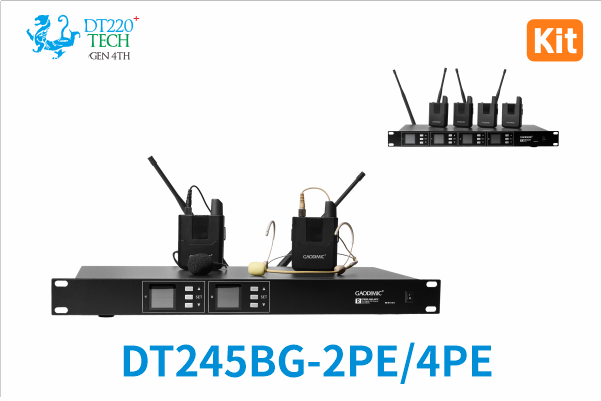 [2026] Digital UHF Wireless System - 2CH/4CH Bodypack Kit [PE]