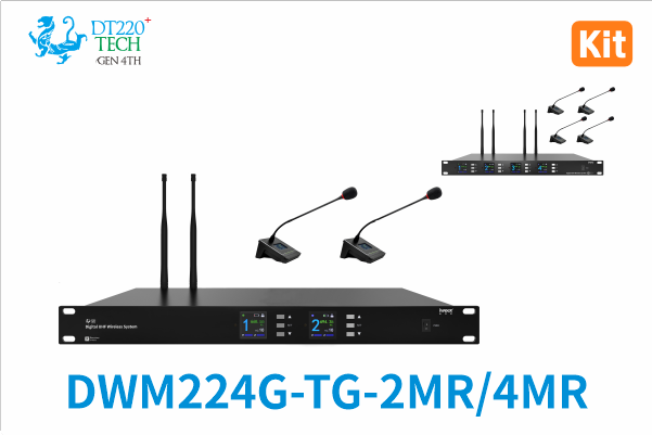 Digital Wireless Mic. Kit - 2CH/4CH Gooseneck Pole [2026 MR]
