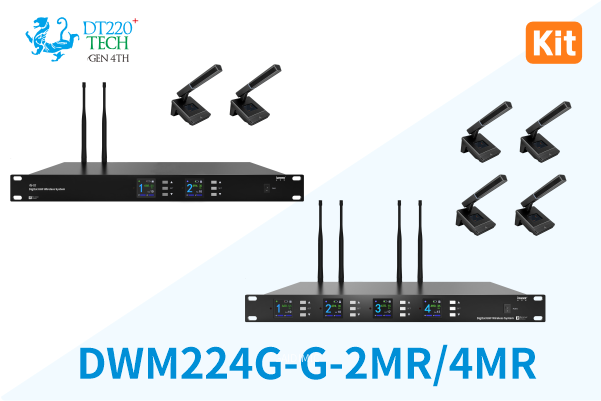 Digital Wireless Mic. Kit - 2CH/4CH Straight Pole [2026 MR]
