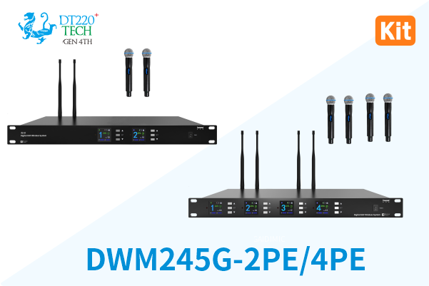 [2026] Digital UHF Wireless System - 2CH Handheld MIC Kit [PE]