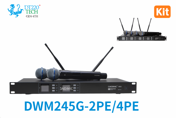 [2026] Digital UHF Wireless System - 2CH Handheld MIC Kit [PE]